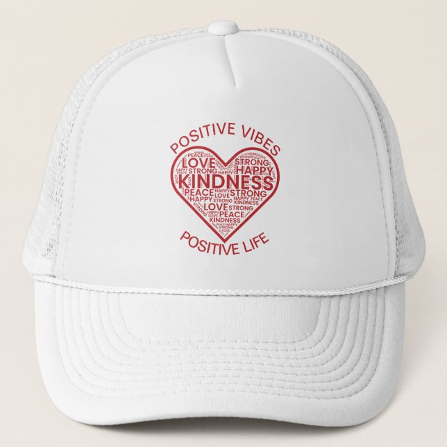 Boné de Caminhoneiro Vibrações Positivas Vida Posi (Frente)