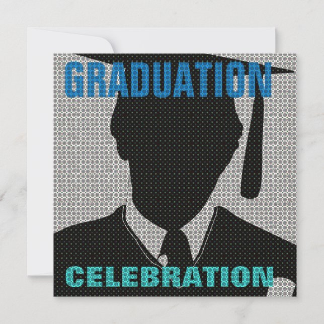 Boné de Celebração de Graduação e Cinza de Convite (Frente)