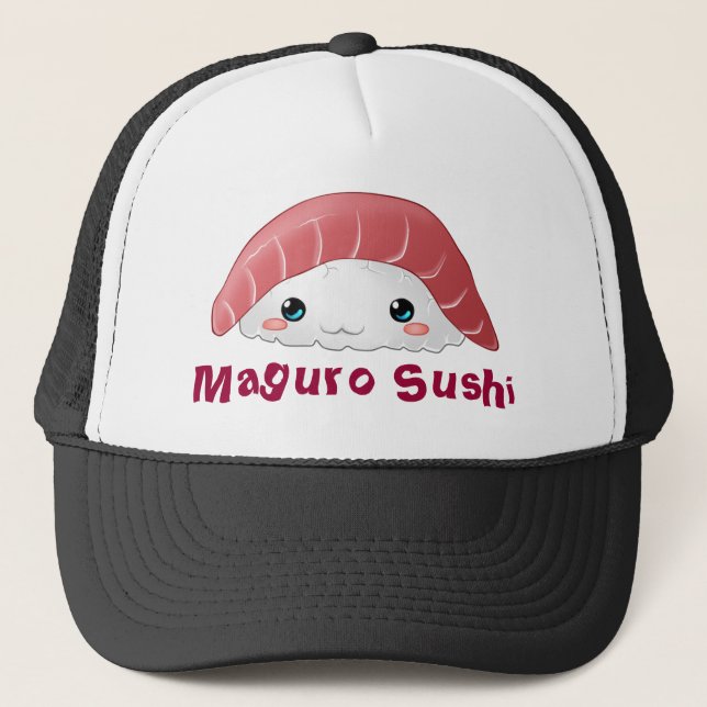 Boné De "chapéu do sushi Maguro" (Frente)