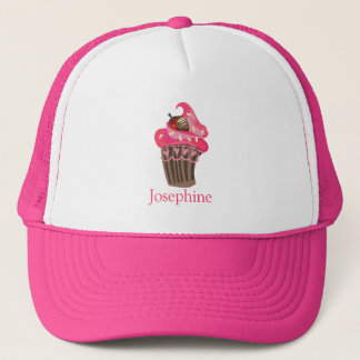 Boné de Cupcake branco personalizado