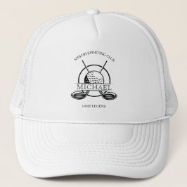 Boné de Golfe com Nome do Clube da Cruz Moderna