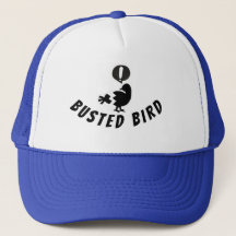 Boné de logotipo Busted Bird