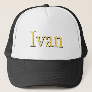 BONÉ de Moda Personalizada com Marca de Nome IVAN