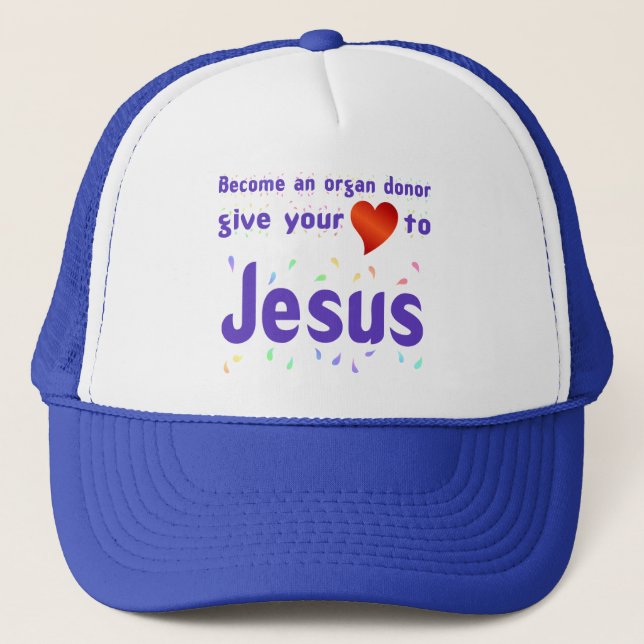 Boné Dê seu coração a Jesus (Frente)