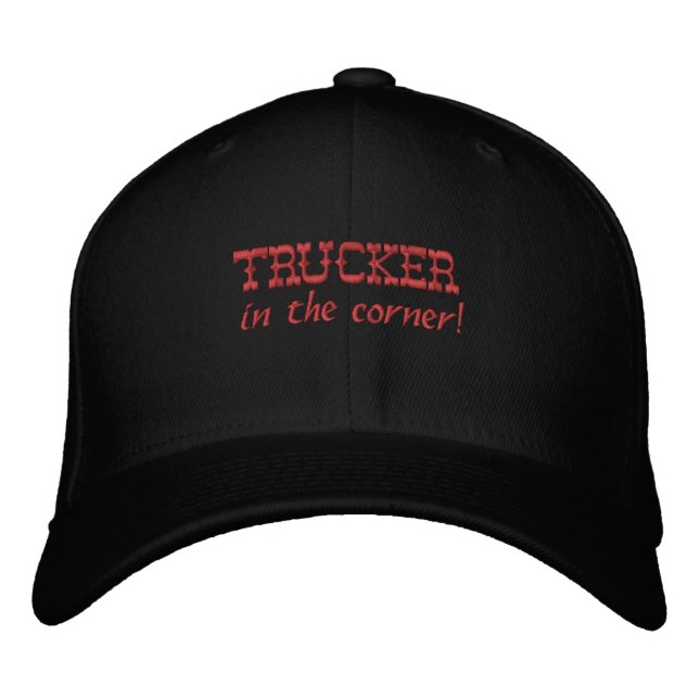 Boné de Trucker com Bordado, Boné de Cabelo Esport (Frente)