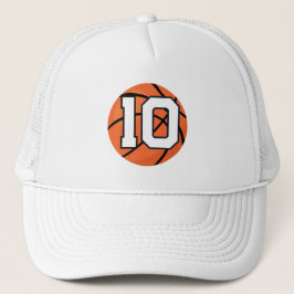 Boné de Trucker Esportivo Estilo Basquete Número 1