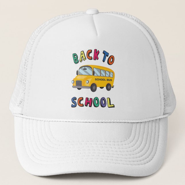 Boné De volta à escola (Frente)