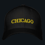 BONÉ de Wool Flexfit Básico Integrado Personalizad<br><div class="desc">CHICAGO Boné bordado CHICAGO em Liberdade Dourada (bordado) Escolha sua cor. Adicione suas próprias designs nos lados e de volta, se desejar. Nota: O custo aumentará com designs adicionados.</div>