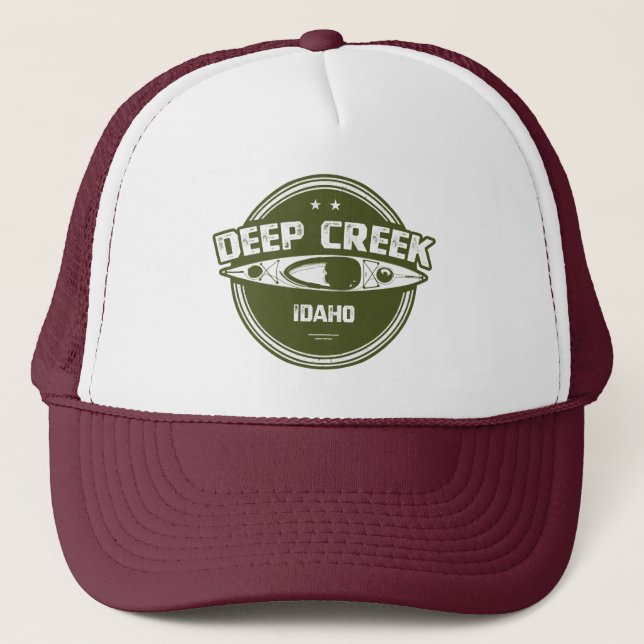 Boné Deep Creek Wild E Scenic River Idaho Kayaking (Frente)