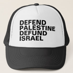 Boné Defender Palestina Destituir Israel - Anti-Israel