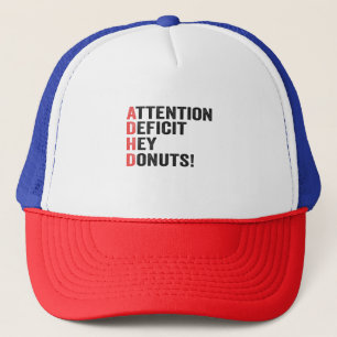 Boné Défice de Atenção Ei Rosquinhas Adhd Neurodiversit