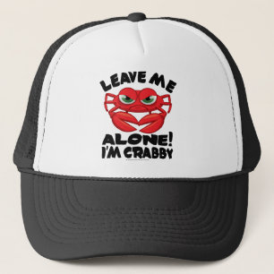 Boné Deixe-me me sozinho são Crabby