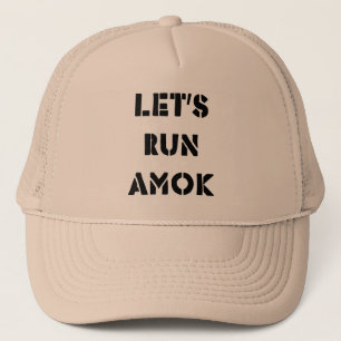 Boné Deixe-nos funcionar Amok