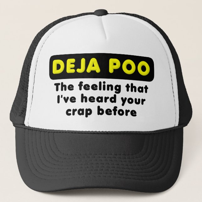 Boné Deja Poo Funny Ball Hat (Frente)