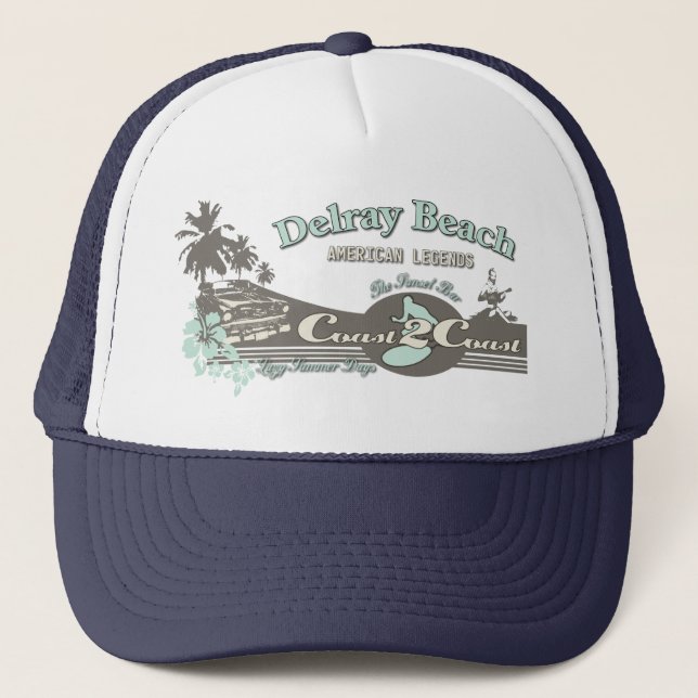 Boné Delray Beach Viagem Summer Beach (Frente)