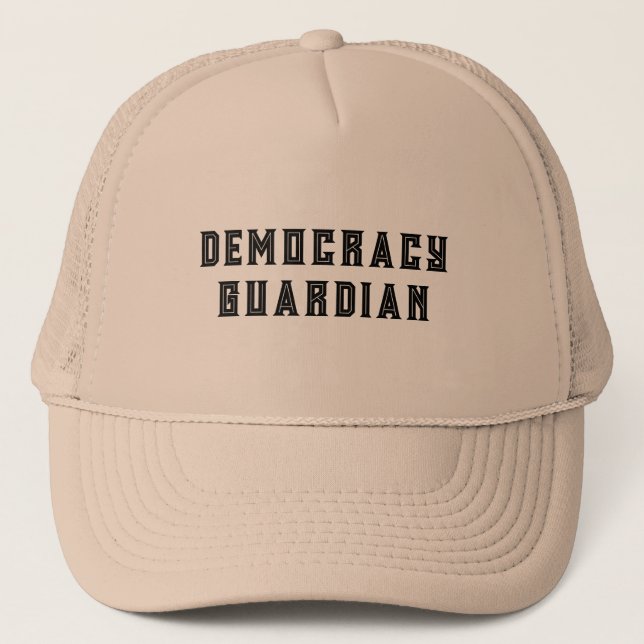Boné Democracia Design de Texto Guardião (Frente)