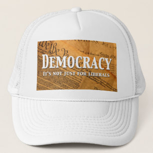 Boné Democracia Não É Apenas Para Liberais