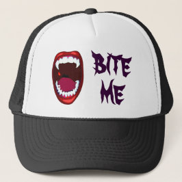 Boné Dentes de Vampiro Presa de Demônio Arte de Terror 