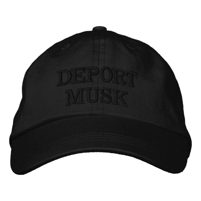 Boné DEPORT MUSK (preto) (Frente)