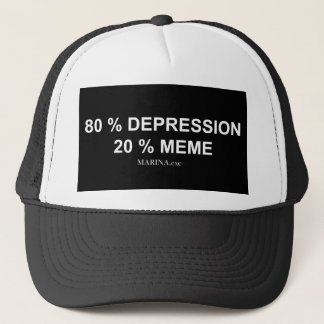 Boné DEPRESSION/MEME - Chapéu do camionista