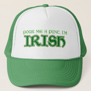 Boné Derrame-me uma pinta que eu sou irlandês