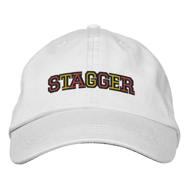 Boné Desconcerte o chapéu ajustável branco unisex (Frente)