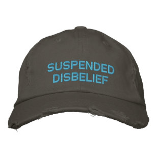 Boné descrença suspensa