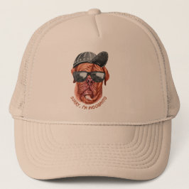 Boné DESCULPE, SOU INDOGNITO (Mastiff Francês), cachorr