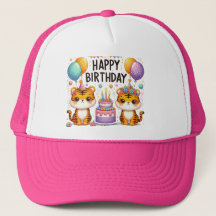 Desejos de Aniversário Adoráveis - Bebê Tigre Cor 
