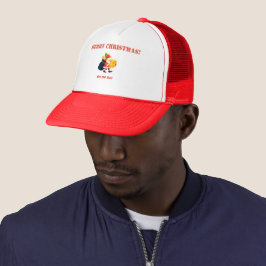 Boné Desejos de Celebração de Natal Impresso-Gorro Bran