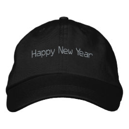 Boné Desejos de Feliz Ano Novo Celebração Chapéu Impres