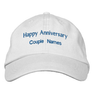 Boné Desejos Personalizados de Aniversário Nomes do Cas
