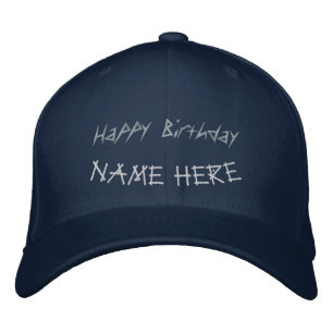 Boné Desejos Personalizados de Feliz Aniversário - Inic