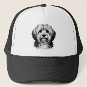 Boné Desenhando Cão Havanês
