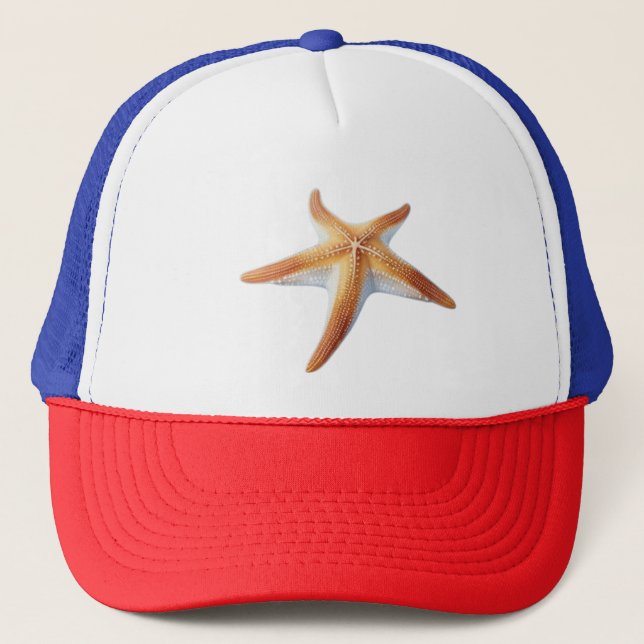 Boné Desenho aquarela de Starfish (Frente)