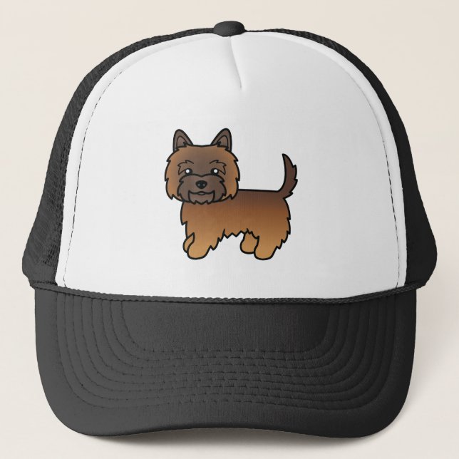 Boné Desenho de cachorro de desenho animado Terrier Cai (Frente)