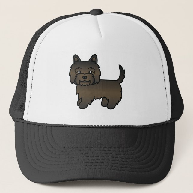 Boné Desenho de cachorro de desenho animado Terrier Cai (Frente)