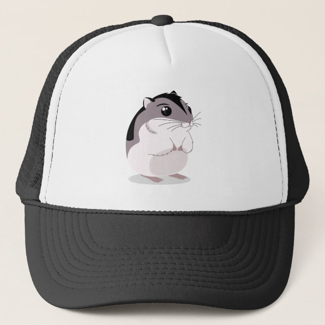 Boné Desenho de Hamster Anão Russo (Frente)