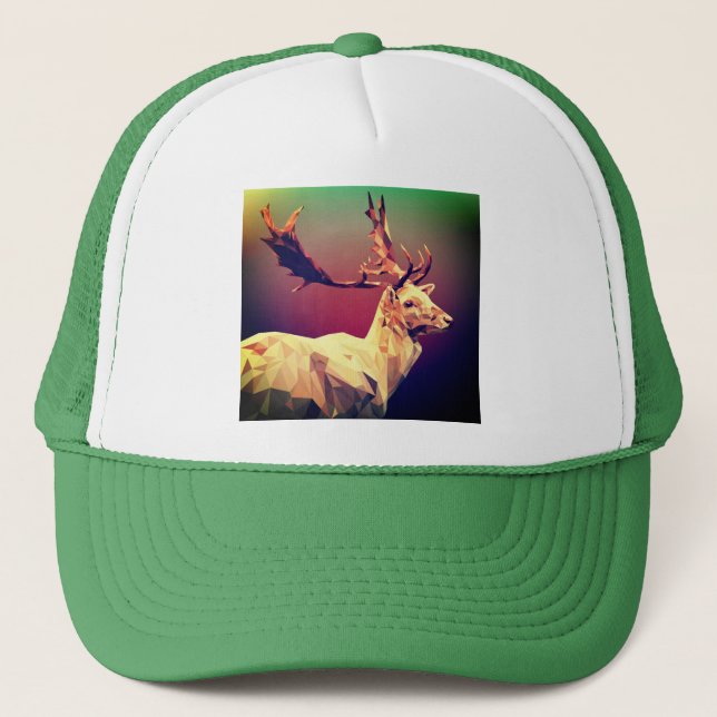 Boné Desenho de Polígono de Veado (Frente)