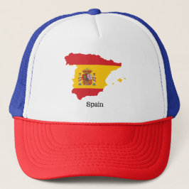 Boné Desenho de Souvenir com Bandeira da Espanha dentro