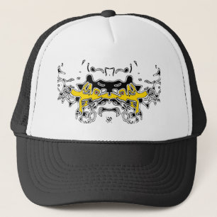 Boné Desenho do Tigre (Amarelo)