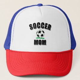 Boné Desenho e texto de mãe de futebol