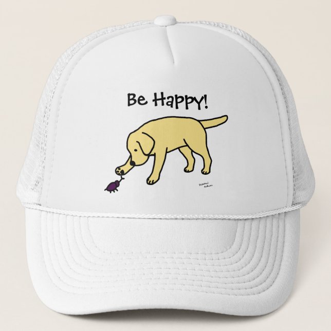 Boné Desenhos animados amigáveis Labrador do (Frente)