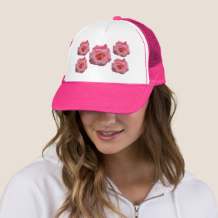 Boné Desenhos animados cor-de-rosa. RosaCartoonus.