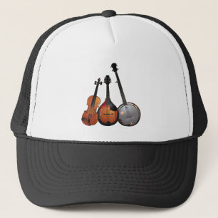 Boné Desenhos animados da banda de Bluegrass