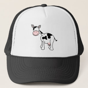 Boné Desenhos animados preto e branco da vaca