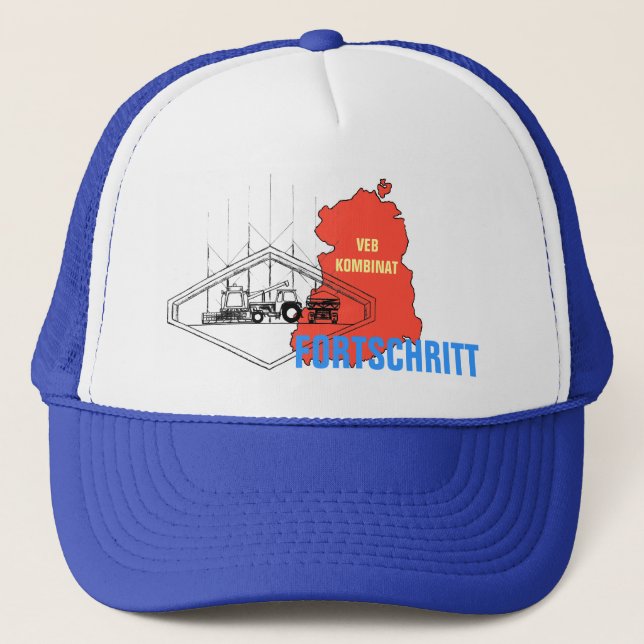 Boné Desenhos de publicidade Kombinat progresso DDR (Frente)