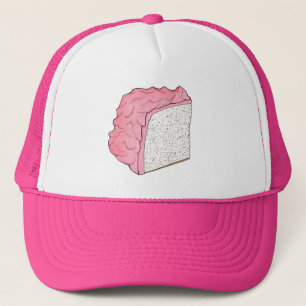 Boné Deserto Retroativo De Fatia De Bolo De Comida Anjo