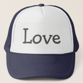 Boné Design bonito do impressão da palavra do amor