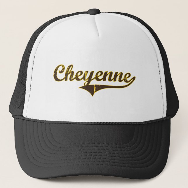 Boné Design clássico de Cheyenne Wyoming (Frente)